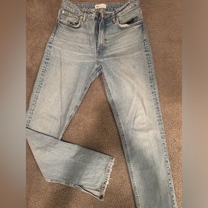 Size 6 Zara light wash denim.
